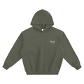 Piccolo Fleeced Dark Grey Boxy Hoodie