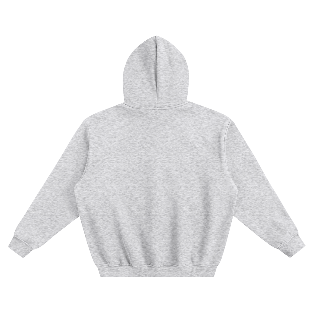 Piccolo Fleeced Light Grey Boxy Hoodie