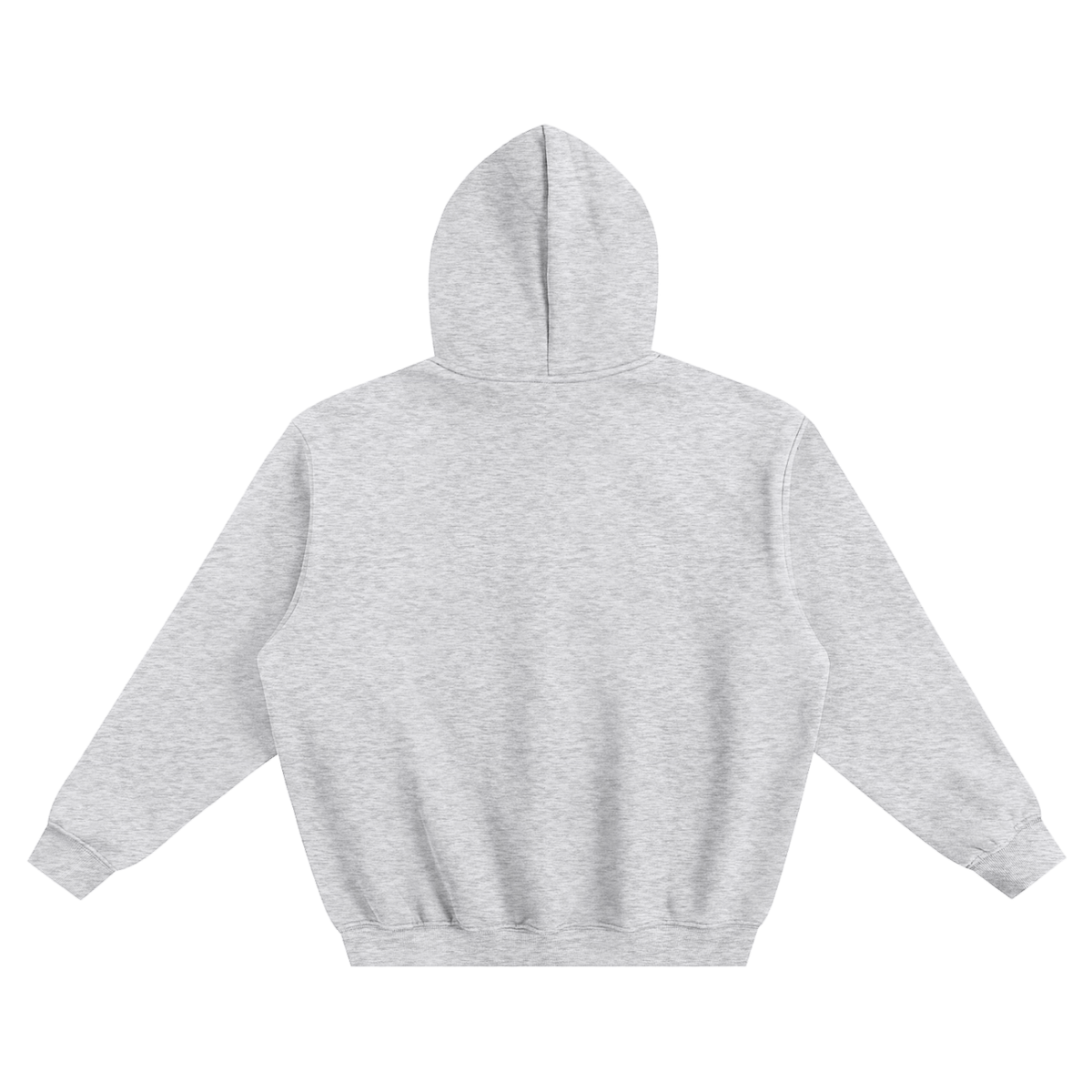 Piccolo Fleeced Light Grey Boxy Hoodie