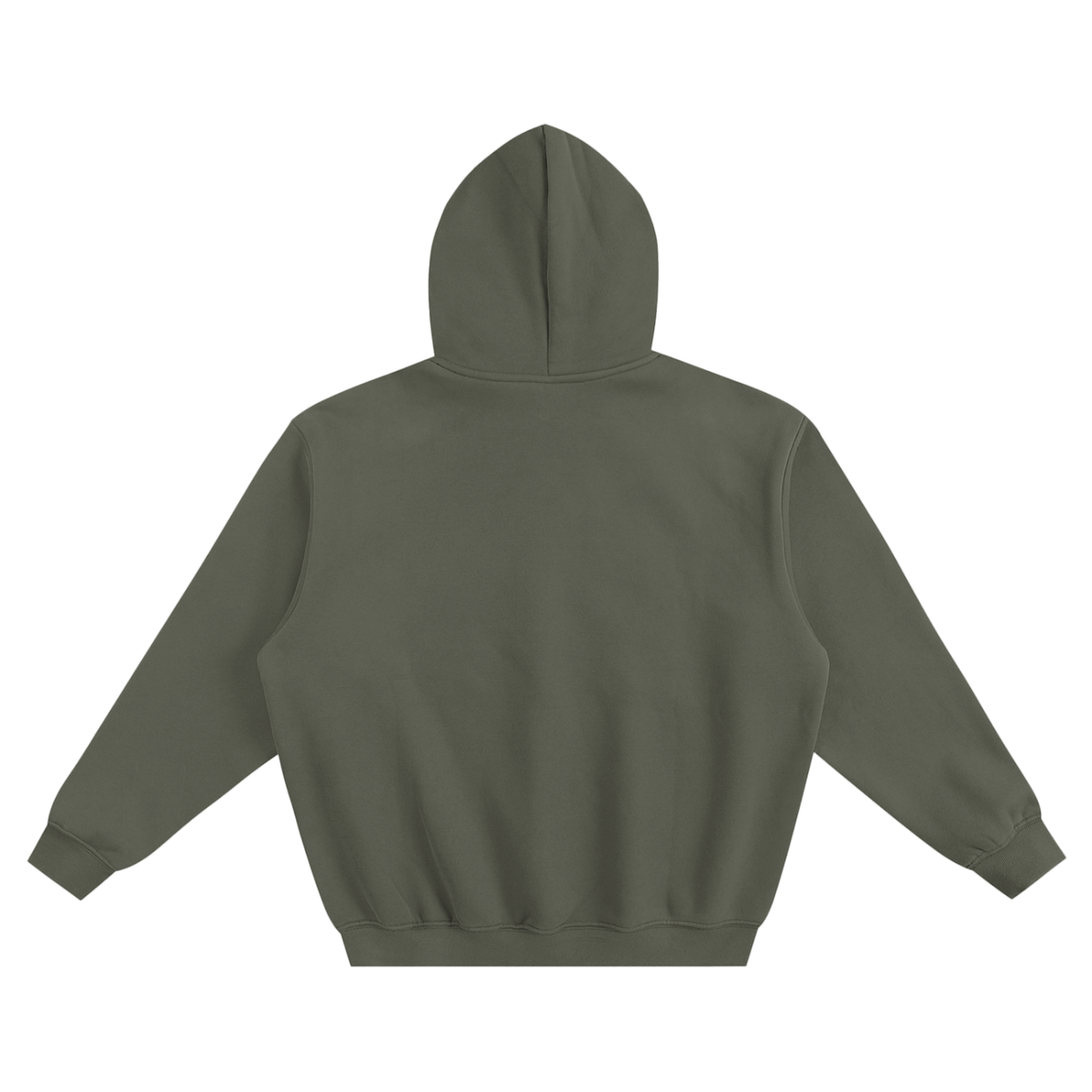 Piccolo Fleeced Dark Grey Boxy Hoodie